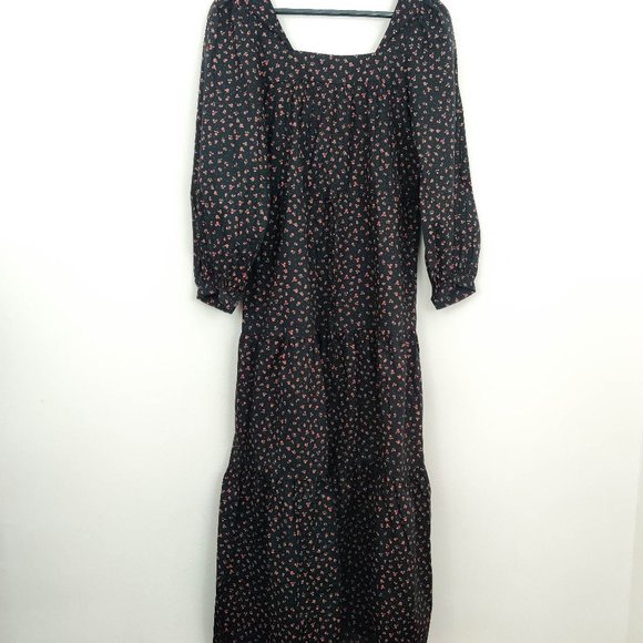 Christy Dawn The Finley Dress in Noir Pollinator Garden XS - Picture 3 of 11